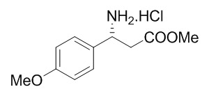 (R)-Methyl 3-Amino-3-(4-methoxyphenyl)-propanoate Hydrochloride Salt