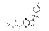 tert-butyl (5-(p-toluenesulfonyl)-5H-pyrrolo[2,3-b]pyrazin-2-yl)carbamate