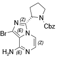 Benzyl(S)-2-(8-amino-1-bromoimidazo[1,5-a]pyrazin-3-yl)pyrrolidine-1-carboxylate